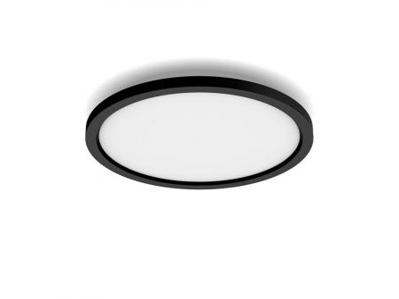 Philips Hue White Ambiance Panelleuchte Aurelle rund / Zigbee oder Bluetooth in Schwarz