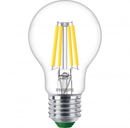 PHILIPS Classic E27 Ultra Efficientes LED Leuchtmittel 2,3W wie 40W neutralweißes Licht in trendiger Filamentoptik 4000K