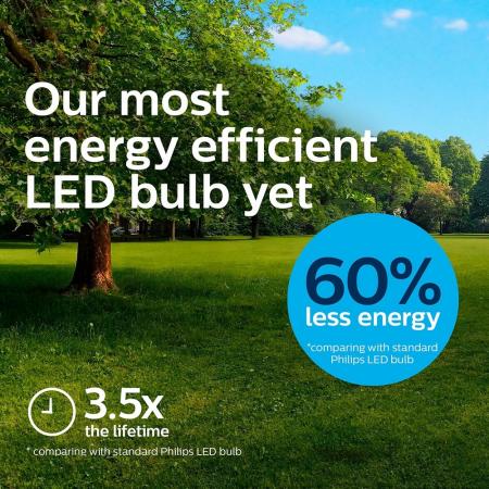 Philips UltraEfficient Filament A60 7,3W wie 100W 1535lm 4000K Neutralweiß E27 Milchglas