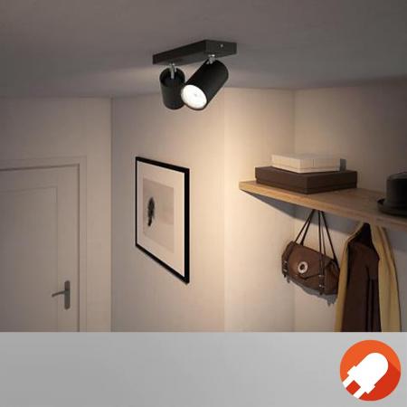 Besonders effizienter PHILIPS GU10 LED Strahler 2,1W wie 50W neutralweißes Licht 4000K mit 36 ° Ausstrahlungswinkel