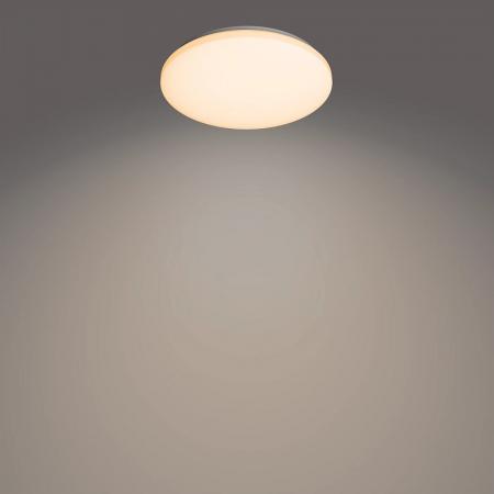 Philips Izso Aio LED-Deckenlampe Ø 38cm weiß mit Fernbedienung und CCT-Funktion