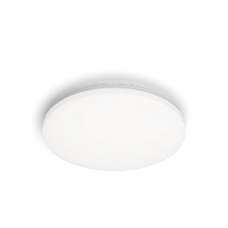 Philips Izso Aio LED-Deckenlampe Ø 38cm weiß mit Fernbedienung und CCT-Funktion