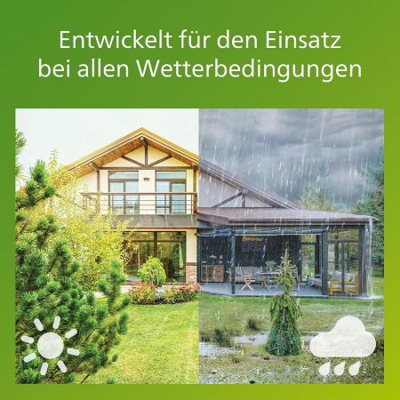 Philips LED Wegeleuchte Arbour in Anthrazit 6W IP44 mit neutralweißem Licht