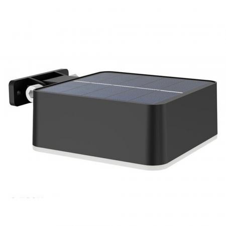 Philips LED Solar Wandleuchte Vynce mit Tageslichtsensor in Schwarz 1,5W IP44