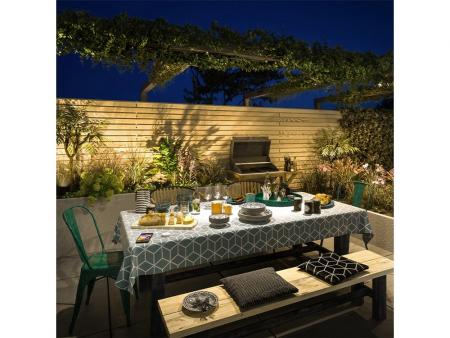 Philips LED Solar Wandleuchte Camill Schwarz/Weiß Ultra-Efficient