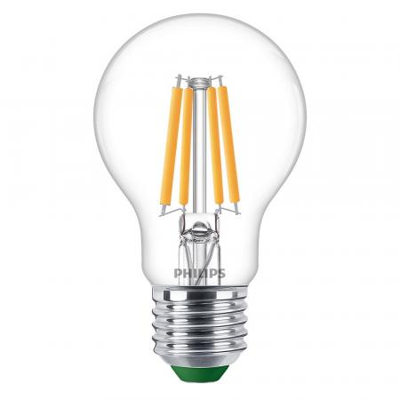 Nur noch angezeigter Bestand verfügbar:   2er Pack PHILIPS Classic E27 Ultra Efficientes LED Leuchtmittel 2,3W wie 40W warmweißes Licht in trendiger Filamentoptik 2700K