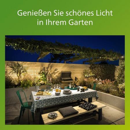 Philips Wandleuchte Arbour Anthrazit/Weiß 3,8W - warmweißes Licht