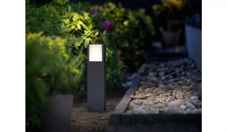 Philips LED Wegeleuchte Arbour 3,8W in anthrazit IP44 - Ultra-Efficient