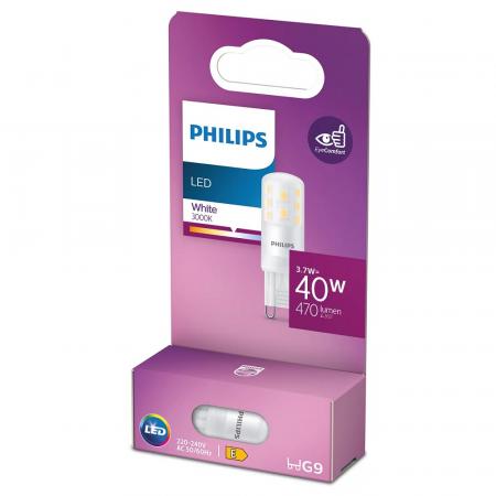 PHILIPS LED Capsule G9 Stiftsockel Lampe 3.7W wie 40W warmweisses Licht 3000K