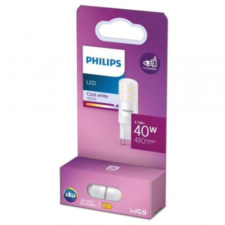 Philips G9 Capsule LED 3.7W 480lm 4000K Neutralweiß 320° 40-Watt Ersatz