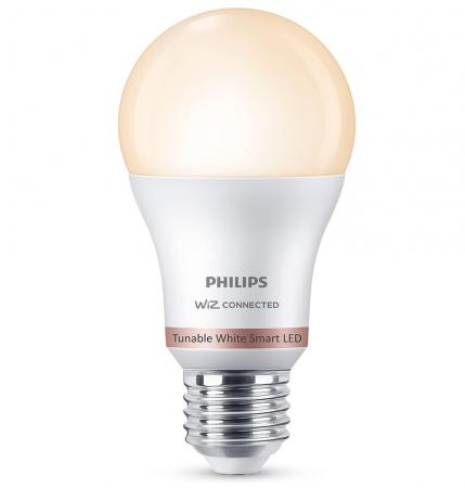 PHILIPS WiZ Smart LED A60 E27 8W wie 60W 806lm 2700–6500K dimmbar Matter