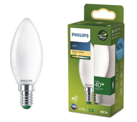  Philips LED E14 Kerzenlampe 2,3W wie 40W warmweisses Licht Ultra Efficient
