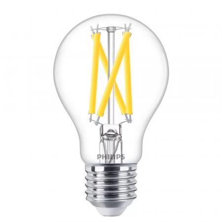 PHILIPS MASTER Glas DimTone A60 7,2W wie 75W 1055lm 2200–2700K warmweiß E27 CRI 95 dimmbar -  sehr hohe Farbwiedergabe