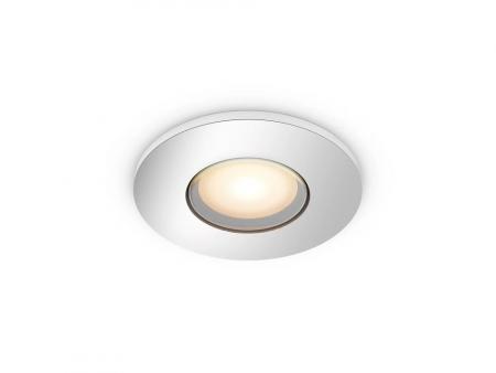 Philips Hue White Ambiance LED Einbauleuchte Adore in Chrom Bluetooth & ZigBee IP44 Bad geeignet