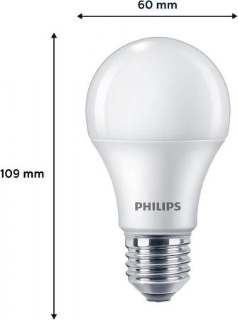 Sparset Philips LED Lampe A60 9,5W wie 75W 1055lm 2700K Warmweiß E27 6er-Pack nicht dimmbar