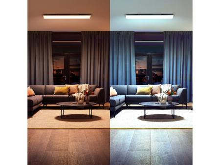 Philips Hue Philips White Ambiance Panelleuchte Aurelle 120x30cm / Zigbee oder Bluetooth in Weiß