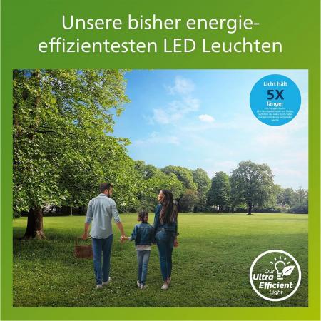 Philips Lois ultraeffizienter Flutlichtstrahler für den Außenbereich - 14 Watt, 5000K Tageslicht, Anthrazit
