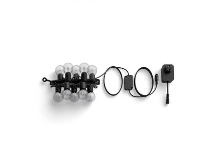 Philips  Hue Festavia Globe Outdoor Lichterkette, 7 m , Basis-Set