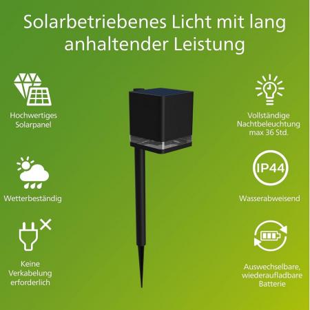 Philips Solar-Gartenleuchte VIRONA