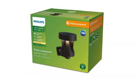 Philips LED-Solarwandleuchte AVERY 2700K IP44