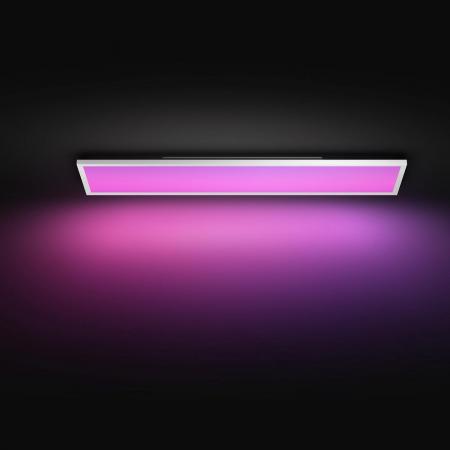 Philips Hue White And Color Ambiance Panelleuchte Surimu 120x30cm in Weiß  - RGB Licht