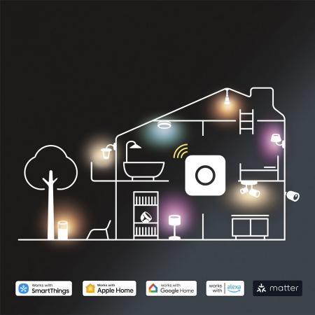 Philips Hue White & Color Ambiance 1er Xamento Einbauspot in weiß IP44 - geeignet für Badezimmer