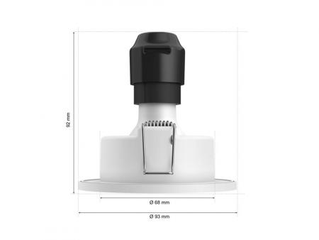 3er Set Philips Hue White Ambiance LED Einbauleuchte Adore in Weiß Bluetooth & ZigBee IP44 Bad geeignet