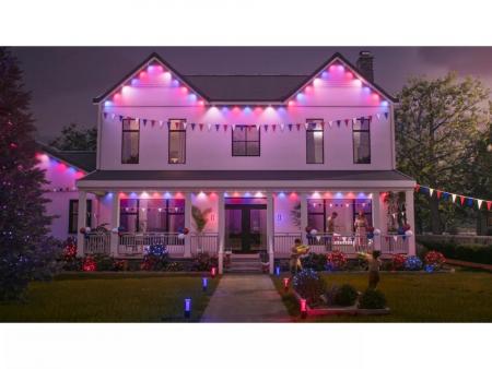 Philips Hue Festavia Lichterkette 9m Erweiterung 16 Lichtpunkte, weiß für außen RGB IP65