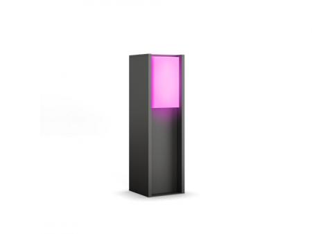 Philips Hue White & Color Ambiance Turaco Wegeleuchte in Anthrazit aus Aluminium IP44