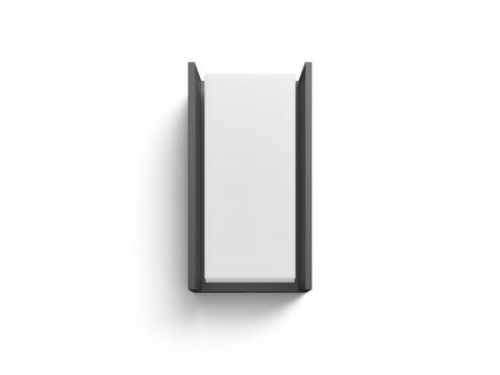Philips Hue Turaco Wandleuchte Outdoor in Anthrazit aus Aluminium IP44 steuerbar via App - ZigBee, RGB und TW