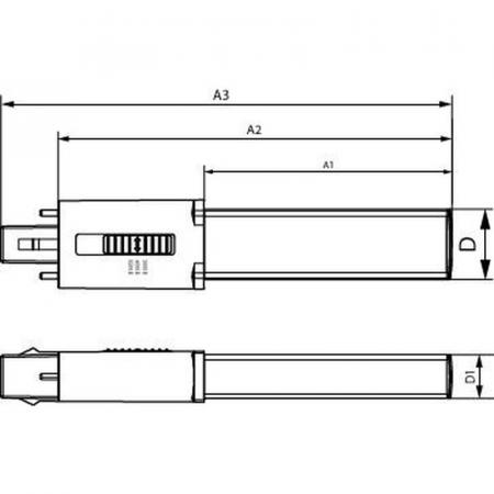 PHILIPS CorePro LED PLS 3,5W wie 7W 360–400lm 3CCT 3000–6500K G23 2-Pin KVG/VVG 230V