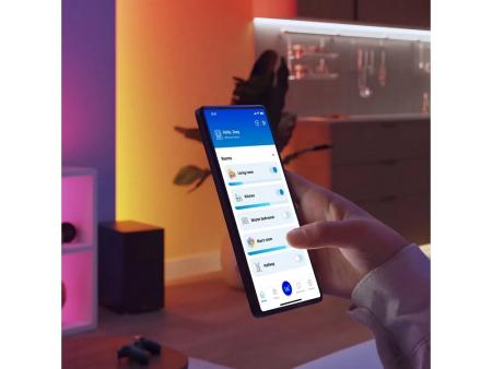 Philips WiZ Smart RGBIC Lichterkette 20m 13W dimmbar WLAN Bluetooth Matter IP44