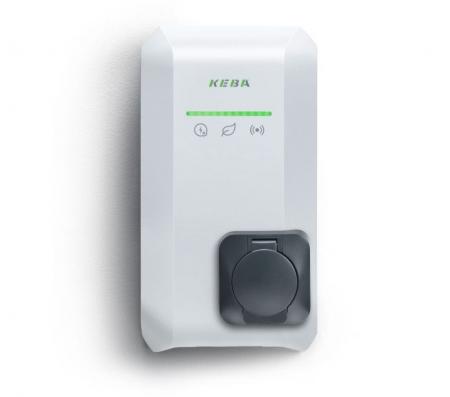 KEBA KeContact P40 Smart 11 kW, 3-phasig, Typ 2 Steckdose, Weiß, Hersteller-Art.-Nr. 144021