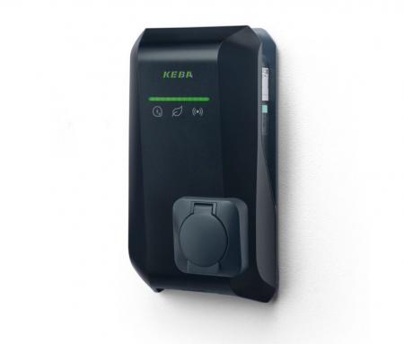 KEBA KeContact P40 Smart MID 11 kW, 3-phasig, Typ 2 Steckdose, Schwarz, Hersteller-Art.-Nr. 144024
