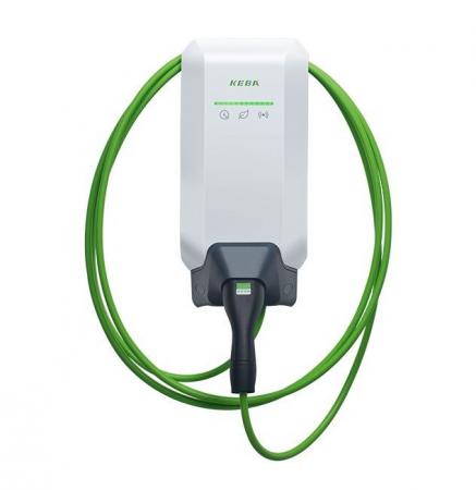 KEBA KeContact P40 Smart MessEV 11 kW, 3-phasig, Typ 2 Steckdose, Weiß, Hersteller-Art.-Nr. 144025