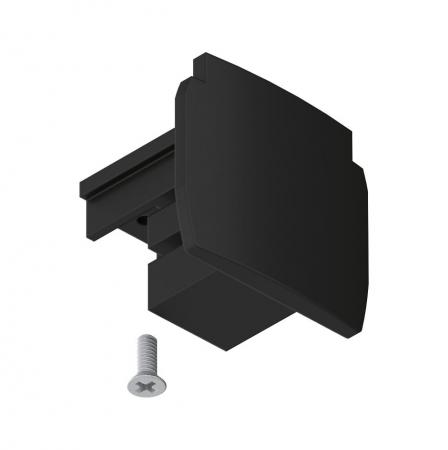 Paulmann 91384 ProRail3 Endkappe 1er Pack Schwarz Kunststoff 3-Phasen