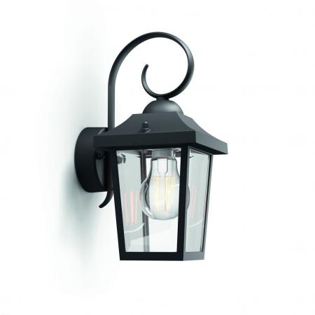 Philips myGarden Außenwandleuchte Buzzard Black Edition Vintage Look Schwarz