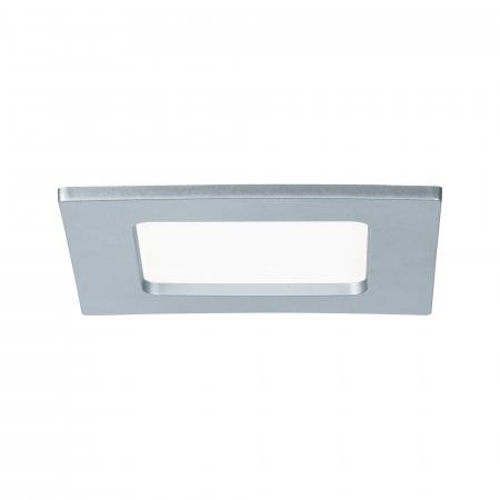 Paulmann 92076 Quality EBL Set Panel eckig LED 1x6W 4000K 230V 115x115mm Chr m/Kunststoff