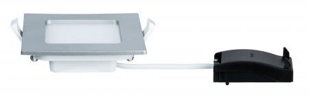 Paulmann 92076 Quality EBL Set Panel eckig LED 1x6W 4000K 230V 115x115mm Chr m/Kunststoff