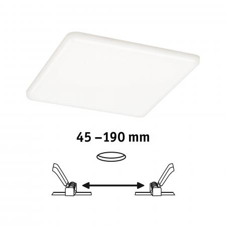 Paulmann 92398 EB Panel Veluna VariFit IP44 17,5W 4000K 185x185mm Kunststoff