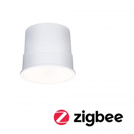 Paulmann 92469 LED Modul Einbauleuchte Smart Home Zigbee Base Coin rund 50mm Coin 4,9W 430lm 230V dimmbar 3000K Satin