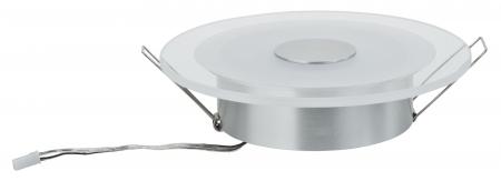 Paulmann 92535 Premium Einbauleuchte Set Whirl rund LED 1x6W 350mA 150mm Alu gedreht/Satin