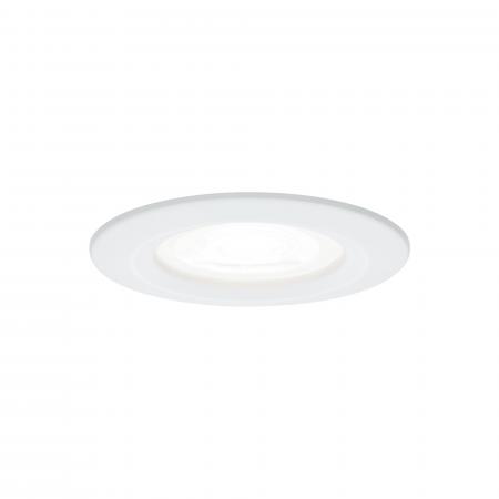 Paulmann 92980 Einbauleuchte Set Nova rund starr LED IP44 3x6.5W 4000K GU10 Weiß