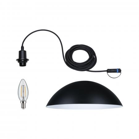 Paulmann 93103 Plug & Shine Pendelleuchte Mapalo IP44 3000K 2W Anthrazit