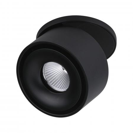 Industrielook Einbauleuchten Strahler schwenkbar Spircle 8W 36° 3000K 230/40V Schwarz matt/Alu Paulmann 93370