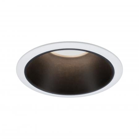Paulmann 93401 Einbauleuchte Set Cole Coin 3StepDim rd starr LED 6.5W 2700K weiß/schwarz