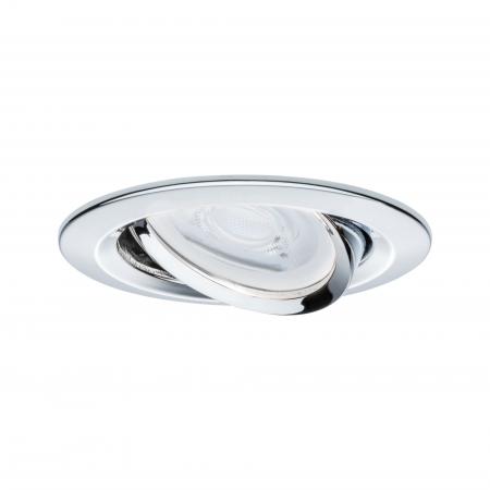 Paulmann 93434 Einbauleuchte Set Nova rund schwenkbar LED 3x6.5W 2700K GU10 Chrom