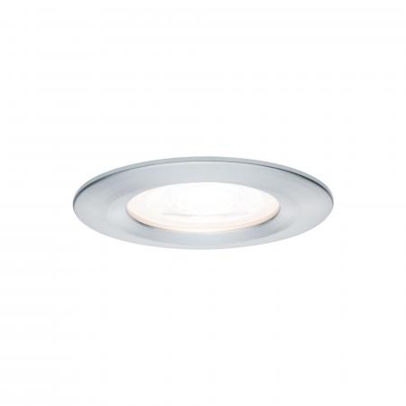 Paulmann 93444 Einbauleuchte Set Nova rund starr LED IP44 3x6.5W 2700K GU10 Alu