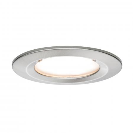 Paulmann 93458 Einbauleuchte Set Nova Coin rund starr LED 3x6.5W 2700K Eisen