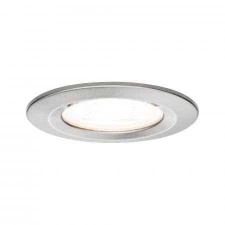 Paulmann 93475 Einbauleuchte Set Nova rd starr LED IP44 3-stepdim 6.5W GU10 Eisen